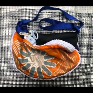 Light up Electroluminescent Waist Bag.